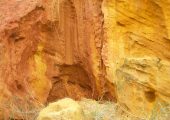 Coloured sands of Rainbow Beach